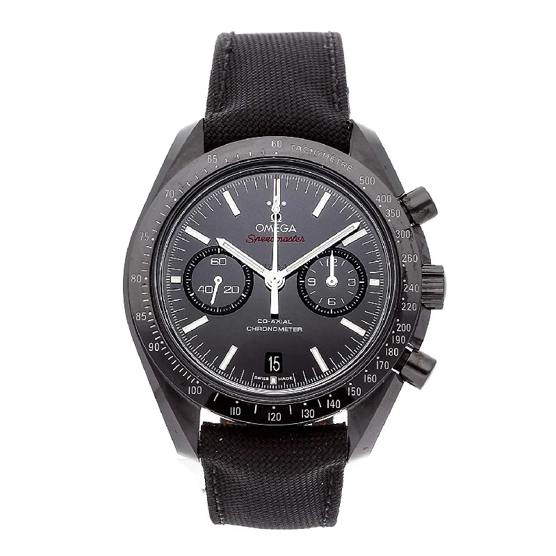 Omega Men's 311.92.44.51.01.003 Speedmaster Moonwatch Chronograph Black Fabric Watch