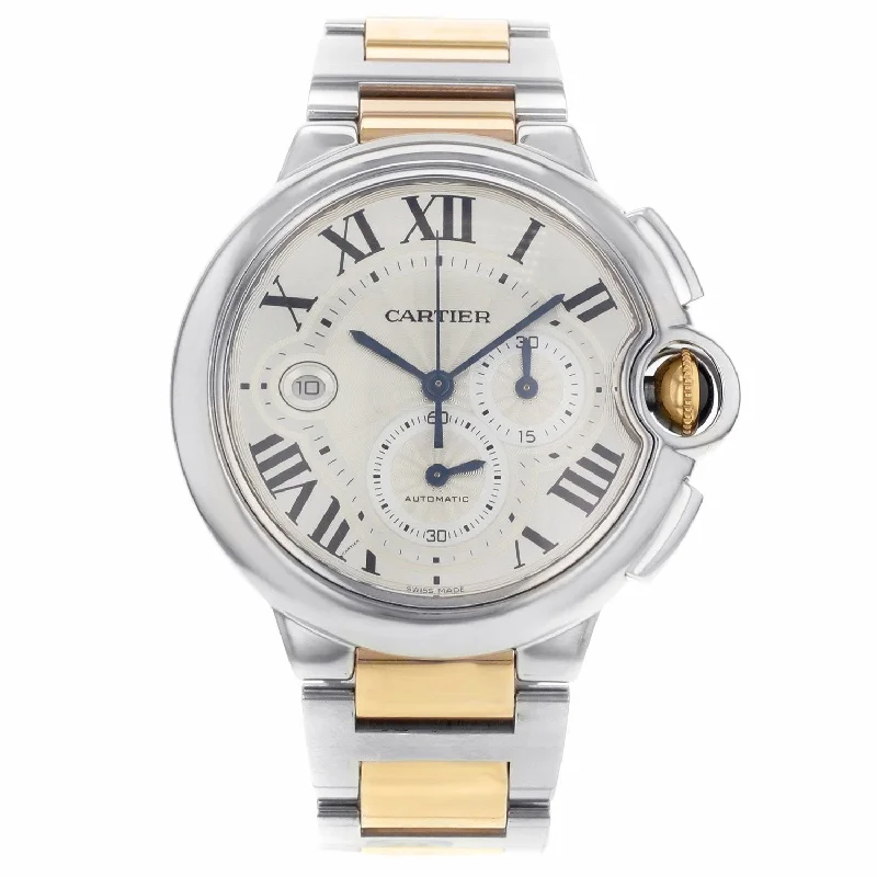 Cartier Men's W6920063 Ballon Bleu de Cartier Chronograph Two-Tone Stainless Steel Watch