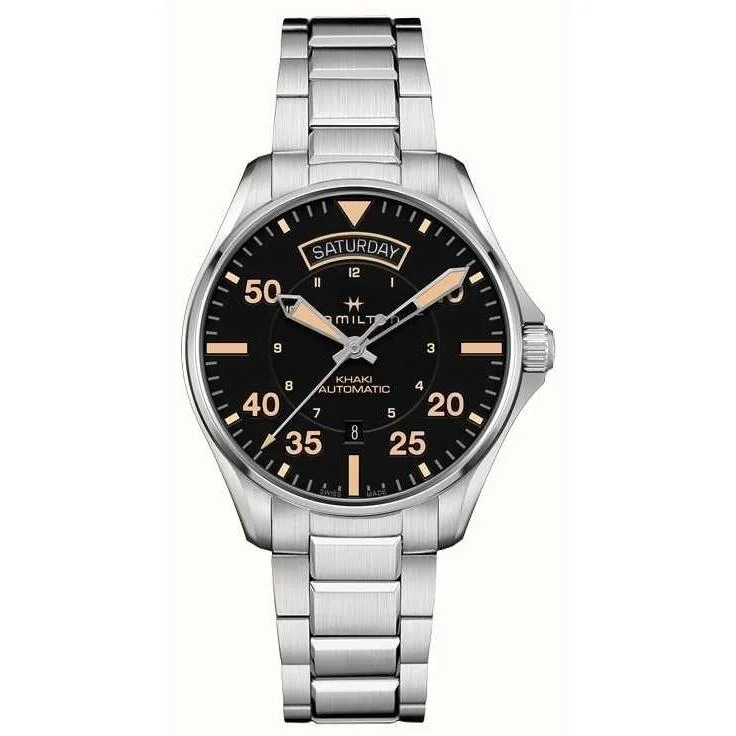 Hamilton Men's H64645131 Khaki Aviation Automatic Stainless Steel Watch