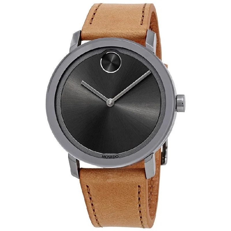 Movado Men's 3600521 Bold  Brown Leather Watch