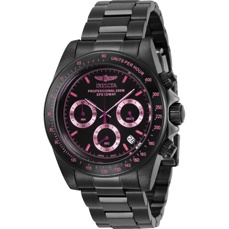 Invicta Men's 27773 Speedway Black Stainless Steel Watch