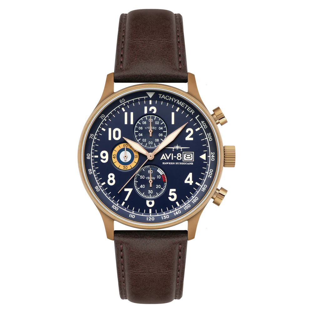 AVI-8 Hawker Hurricane Brown Mens AV-4011-0O