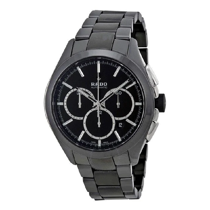 Rado Men's R32275152 HyperChrome XXL Chronograph Automatic Black Ceramic Watch