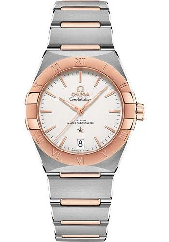 Omega Constellation OMEGA Co-Axial Master Chronometer - 36 mm Steel And Sedna Gold Case - Silvery Dial - 131.20.36.20.02.001