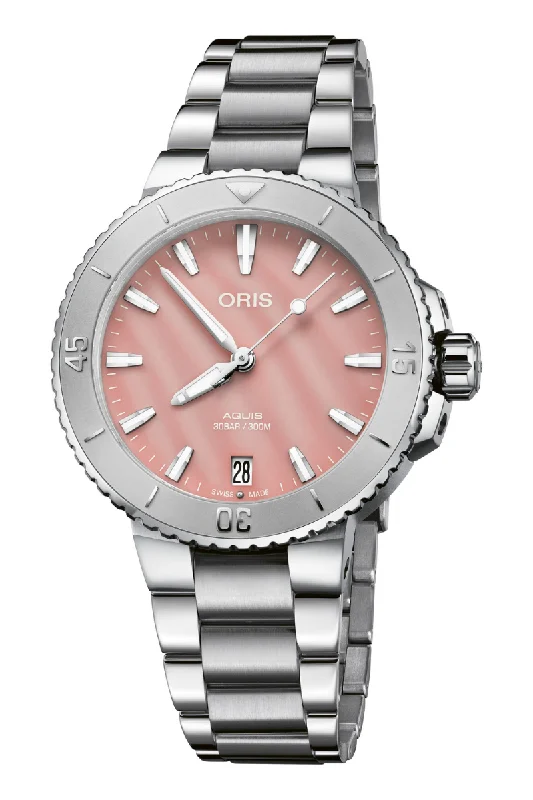 Oris Aquis Date Mother-of-Pearl 36.5mm 01 733 7770 4158-07 8 18 05P