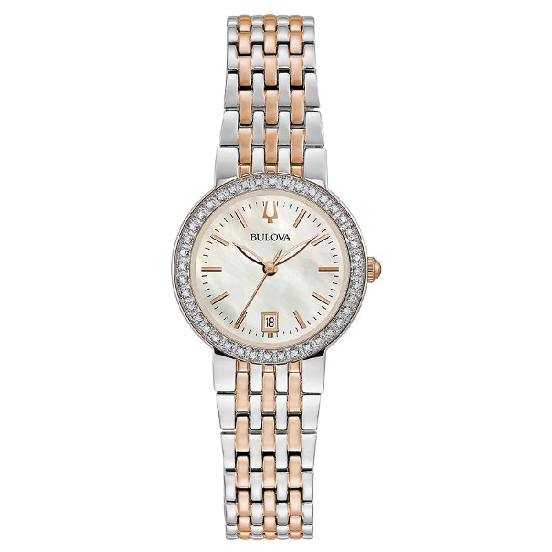 Bulova Ladies 98R280 MoP Dial with Diamonds Watch