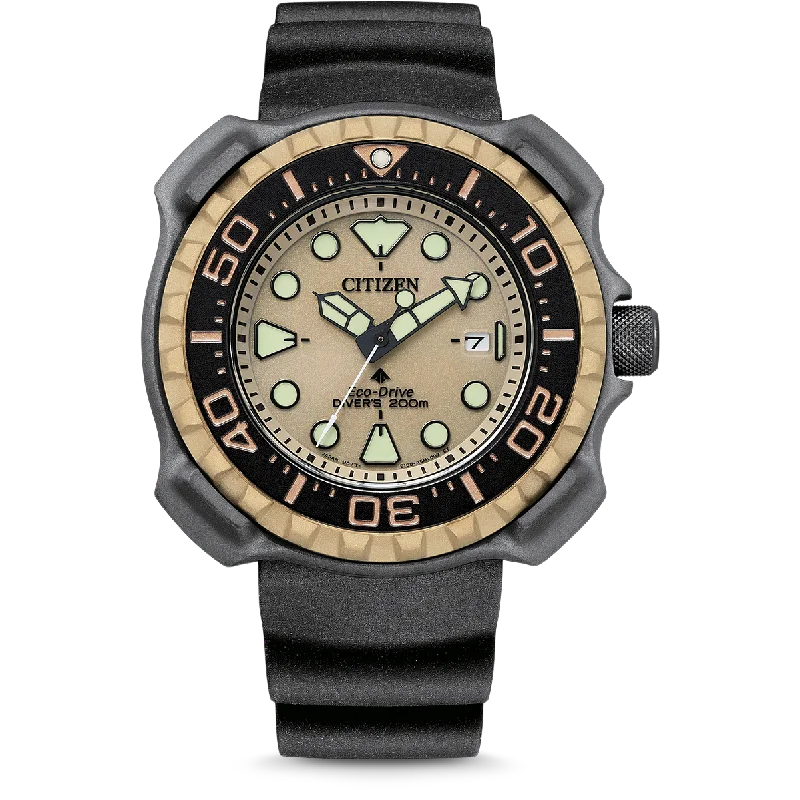 Citizen Eco-Drive Diver Marine Promaster Gold Men's Watch BN0226-10P