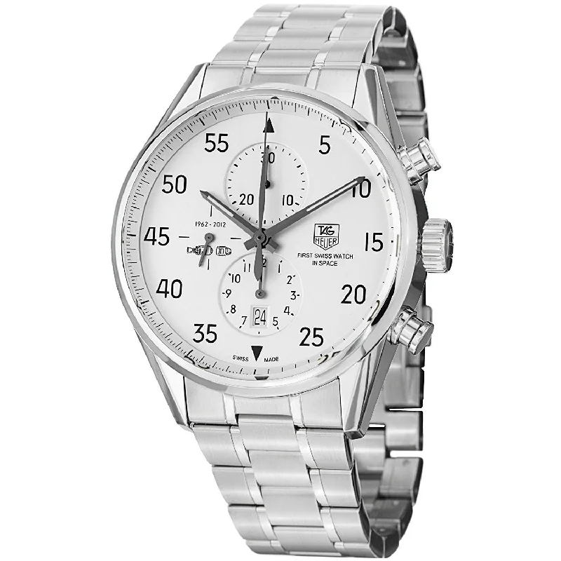 Tag Heuer Men's CAR2015.BA0796 Carrera Space X Chronograph Automatic Stainless Steel Watch