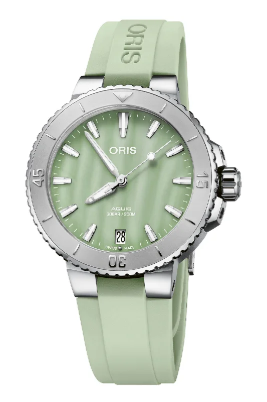 Oris Aquis Date Mother-of-Pearl 36.5mm 01 733 7770 4157-07 4 18 67FC