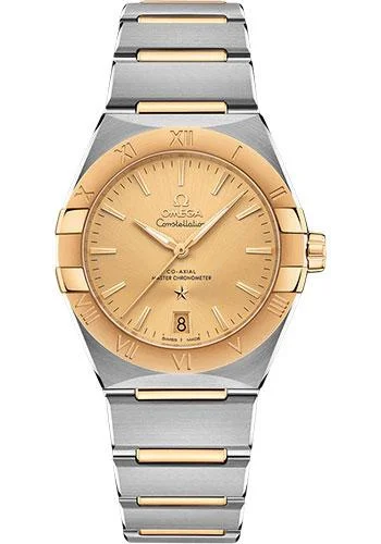 Omega Constellation OMEGA Co-Axial Master Chronometer - 36 mm Steel And Yellow Gold Case - Champagne Dial - 131.20.36.20.08.001