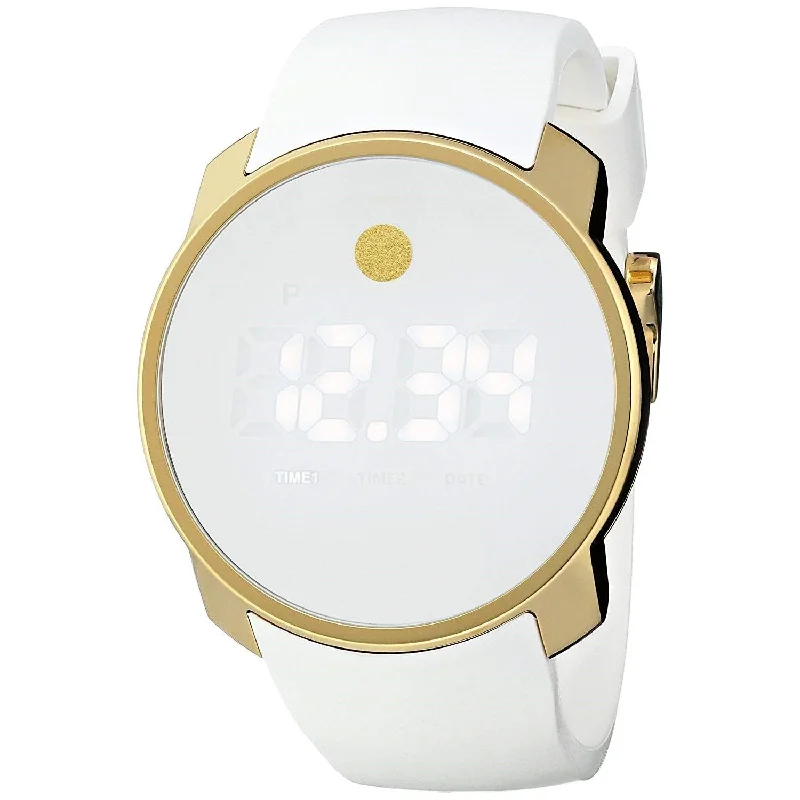 Movado Men's 3600252 Bold Digital White Silicone Watch