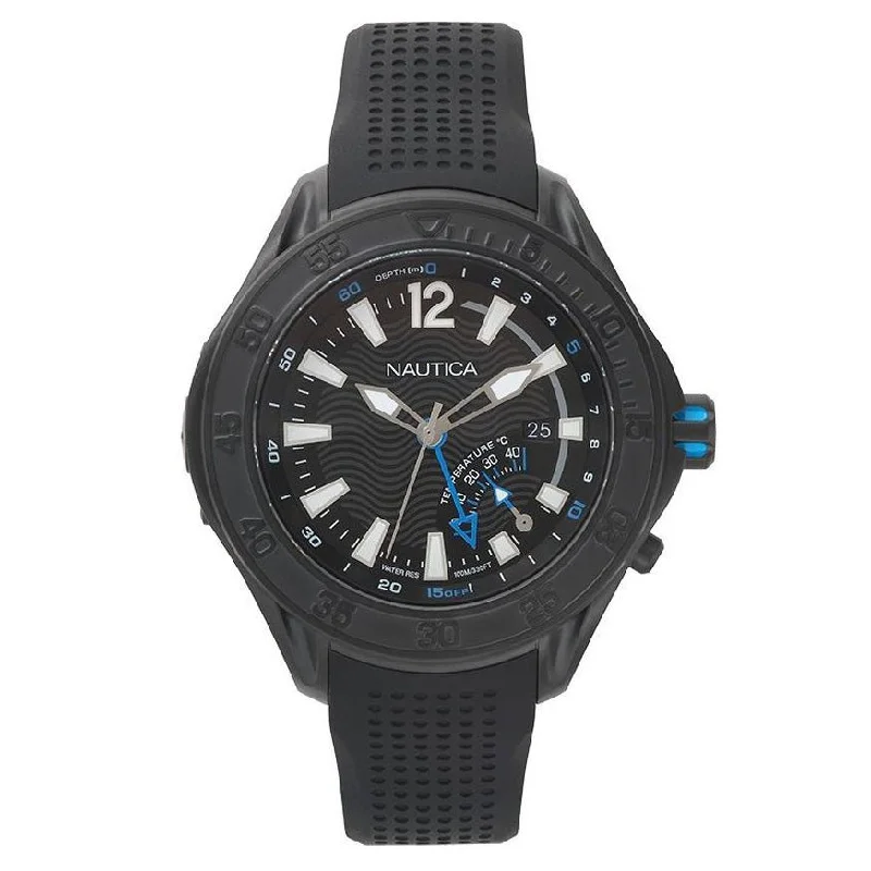 Nautica Men's Watch Breakwater Black NAPBRW002