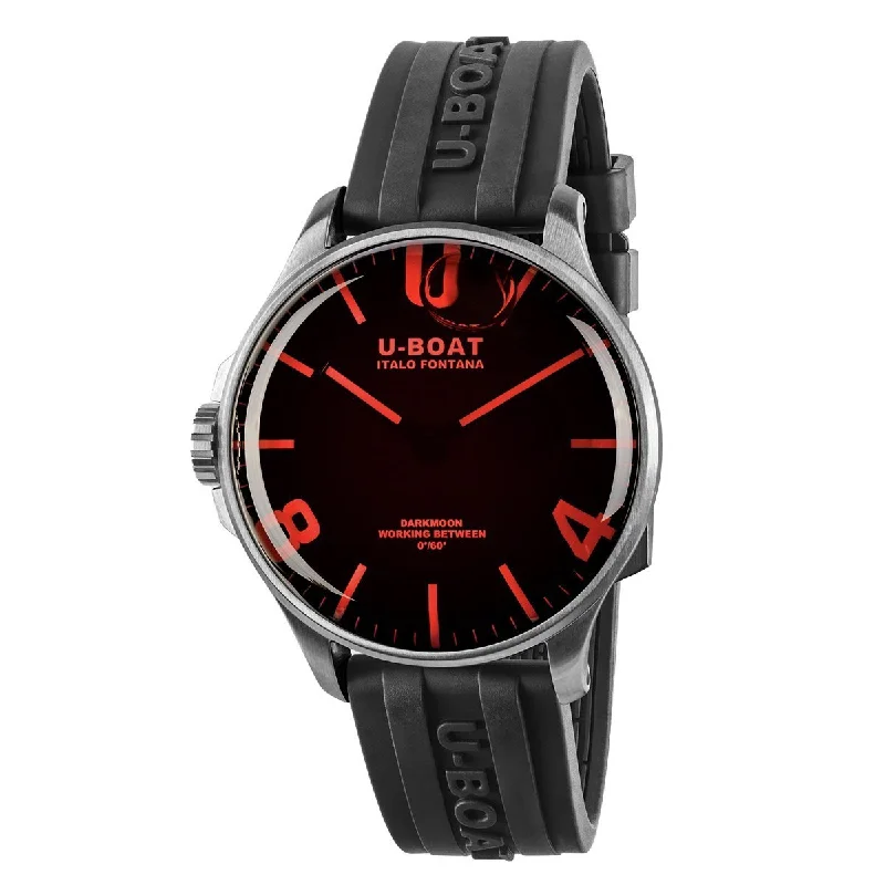 U-Boat Watch Darkmoon 44 Red Sapphire Steel 8465/B