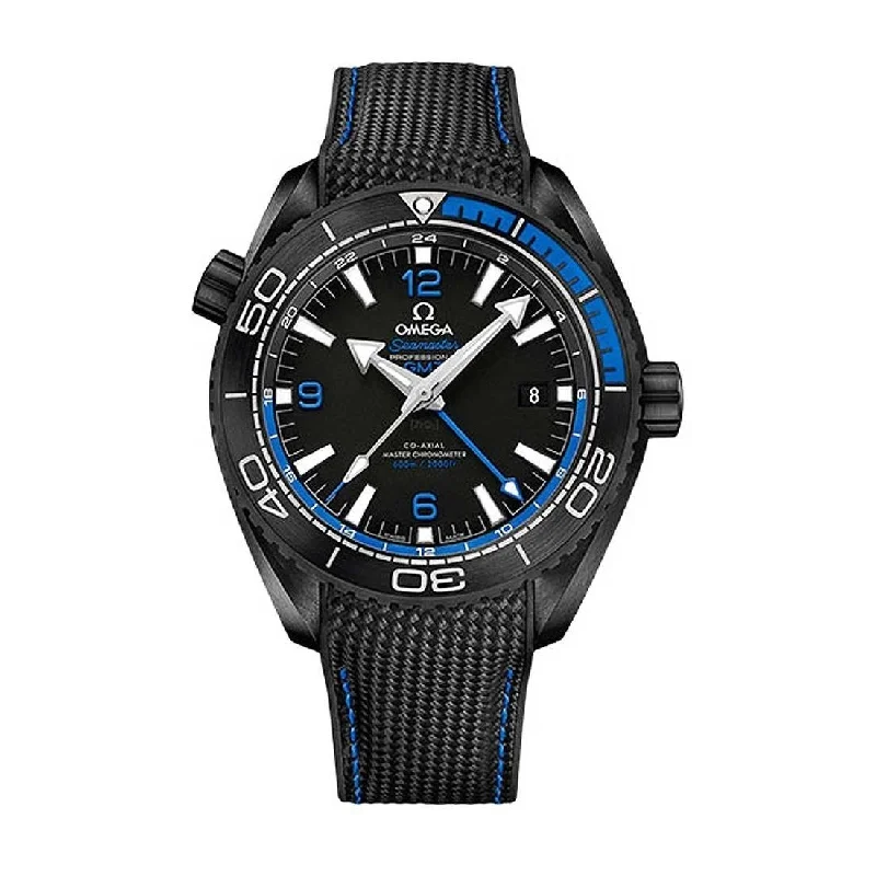 Omega Men's 215.92.46.22.01.002 Seamaster Planet Ocean Black Rubber Watch