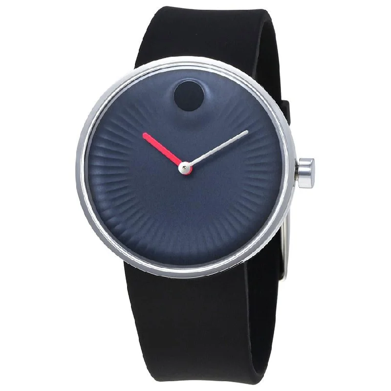 Movado Men's 3680004 Edge Black Silicone Watch