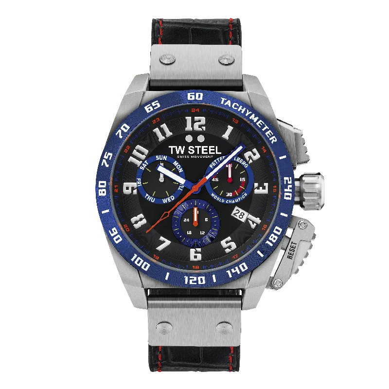 TW Steel Watch Men's Swiss Canteen Chronograph Limited Edition Petter Solberg TW1019