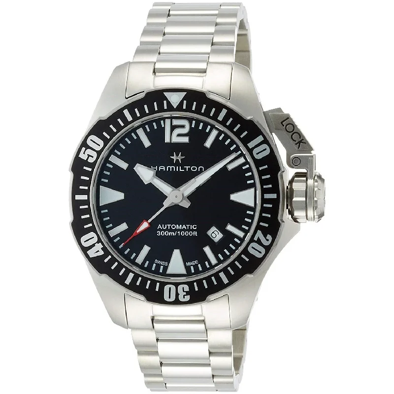 Hamilton Men's H77605135 Khaki Navy Automatic Stainless Steel Watch