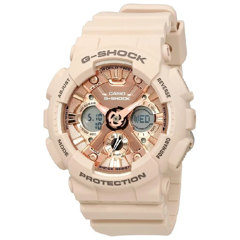 Casio Men's GMAS120MF-4A G-Shock Beige Resin Watch