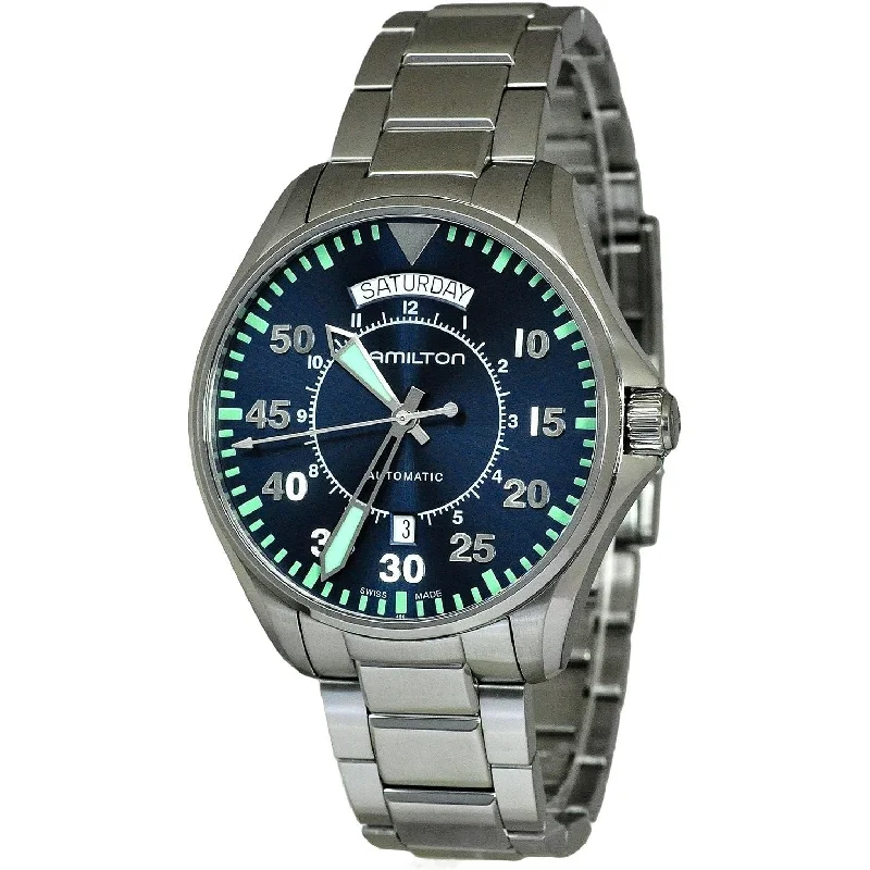 Hamilton Men's H64615145 Khaki Aviation Automatic Stainless Steel Watch