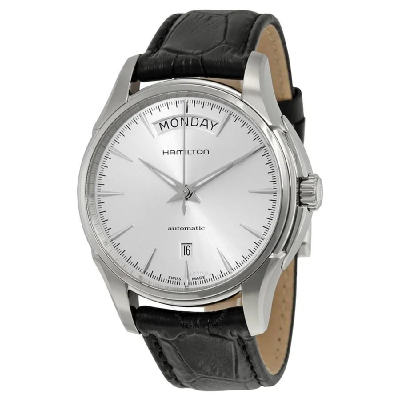 Hamilton Men's H32505751 Jazzmaster  Automatic Black Leather Watch