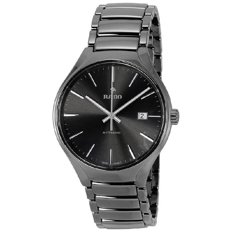 Rado Men's R27057102 True Plasma Automatic Black Ceramic Watch