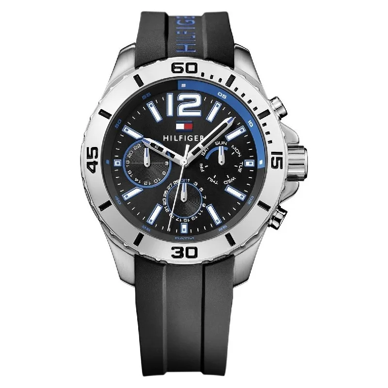 Tommy Hilfiger Men's Watch Chronograph Cool Sport Black 1791143