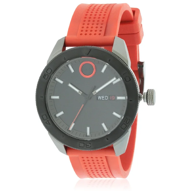 Movado Men's 3600453 Bold Orange Silicone Watch