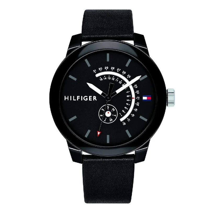 Tommy Hilfiger Men's Watch Sport Day Date Black 1791479