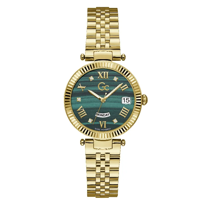 Gc Flair Ladies Green Watch Z01006L9MF