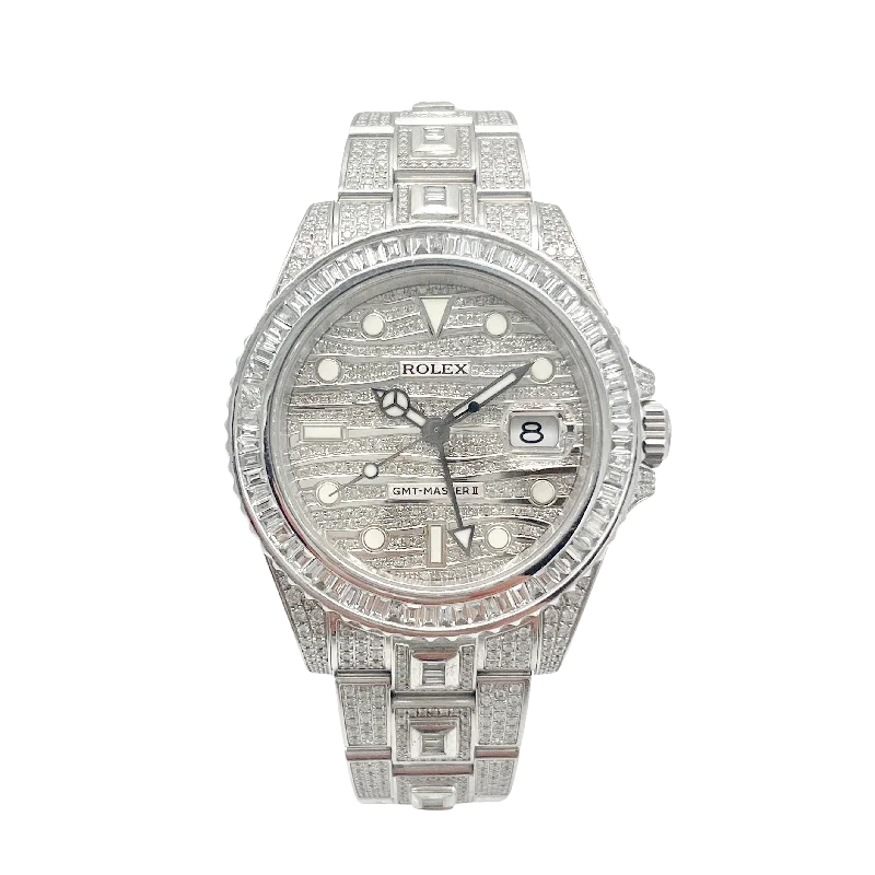 Rolex Explorer II Stahl Iced Out 216570