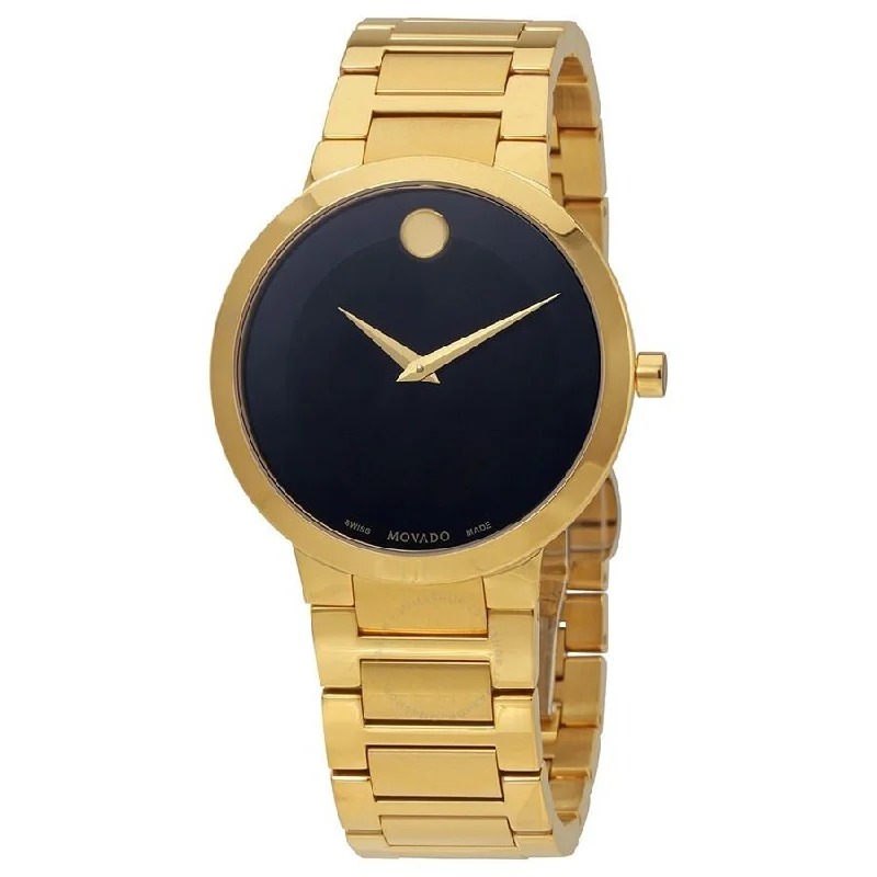 Movado Men's 0607121 Modern Classic Gold-Tone Stainless Steel Watch