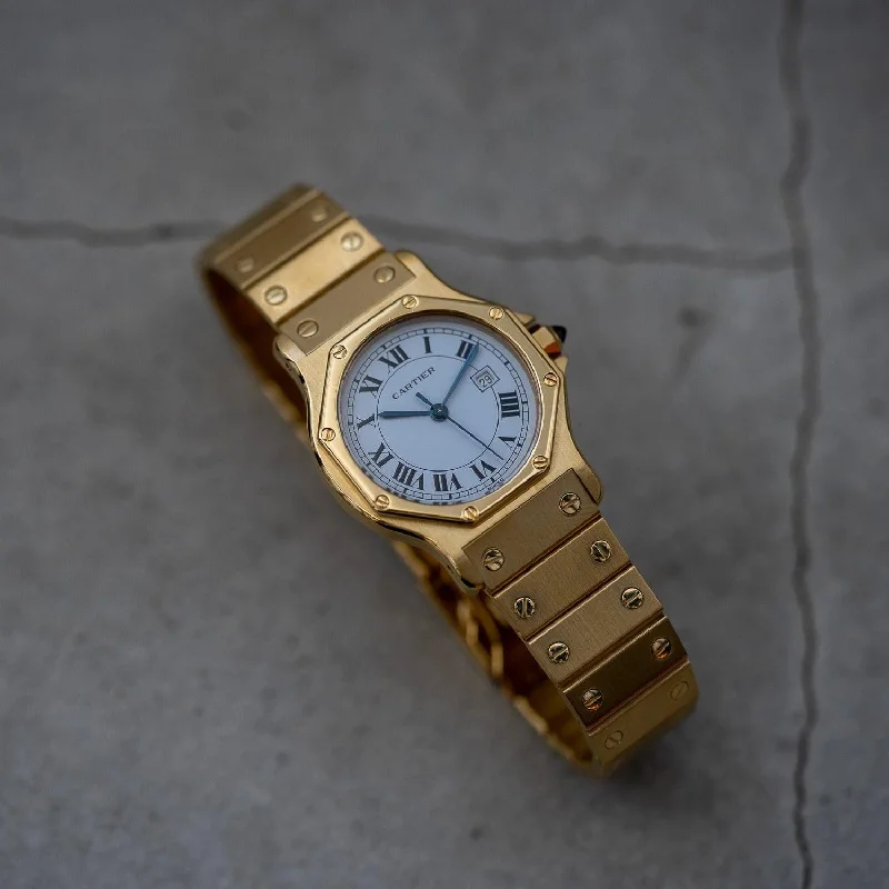 CARTIER Santos Octagon LM 18K YG