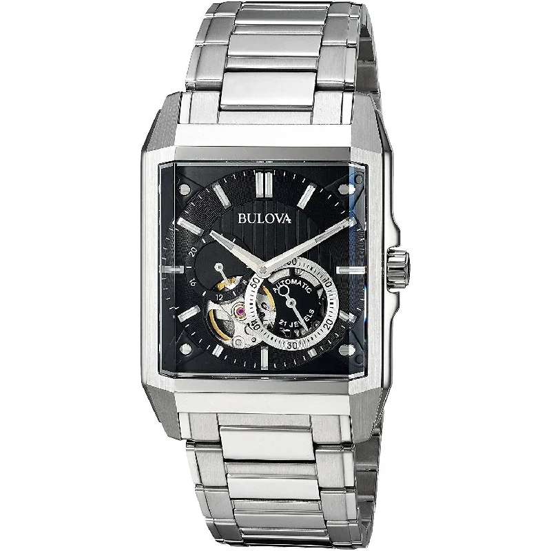 Bulova Men's 96A194 Casual Chronograph Automatic Stainless Steel Watch