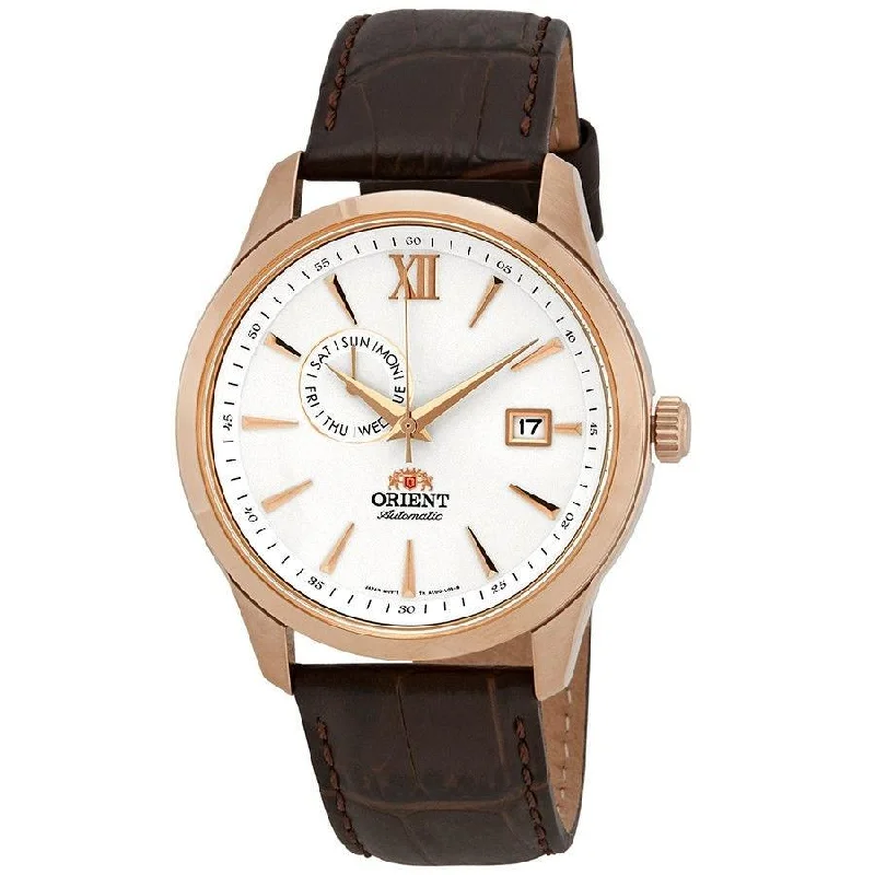 Orient Men's FAL00004W0 Contemporary Automatic Brown Leather Watch