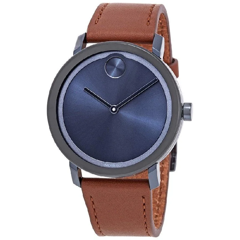 Movado Men's 3600520 Bold  Brown Leather Watch