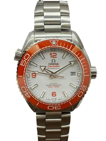 Omega SEAMASTER PLANET OCEAN 600M 43.5mm 215.30.44.21.04.001  White Dial Automatic Men's Watch