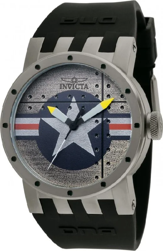 Invicta Men's 11649 DNA Black Polyurethane Watch