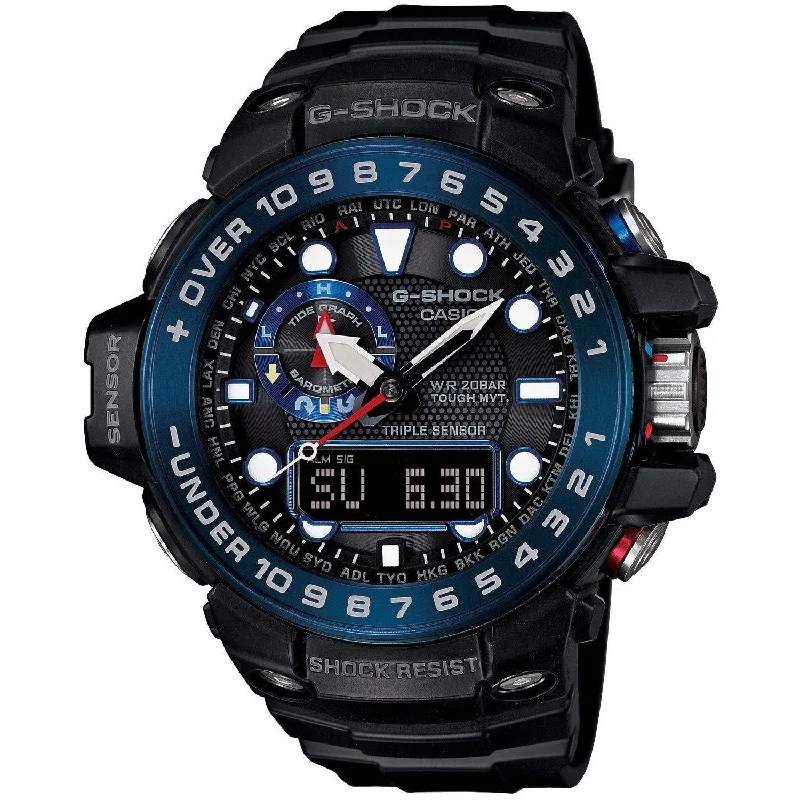 Casio Men's GWN1000B-1BJF G-Shock Black Resin Watch