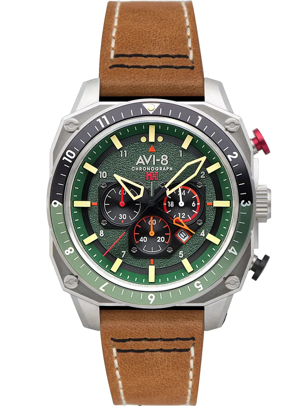 AVI-8 Hawker Hunter Men's Green Watch AV-4100-01