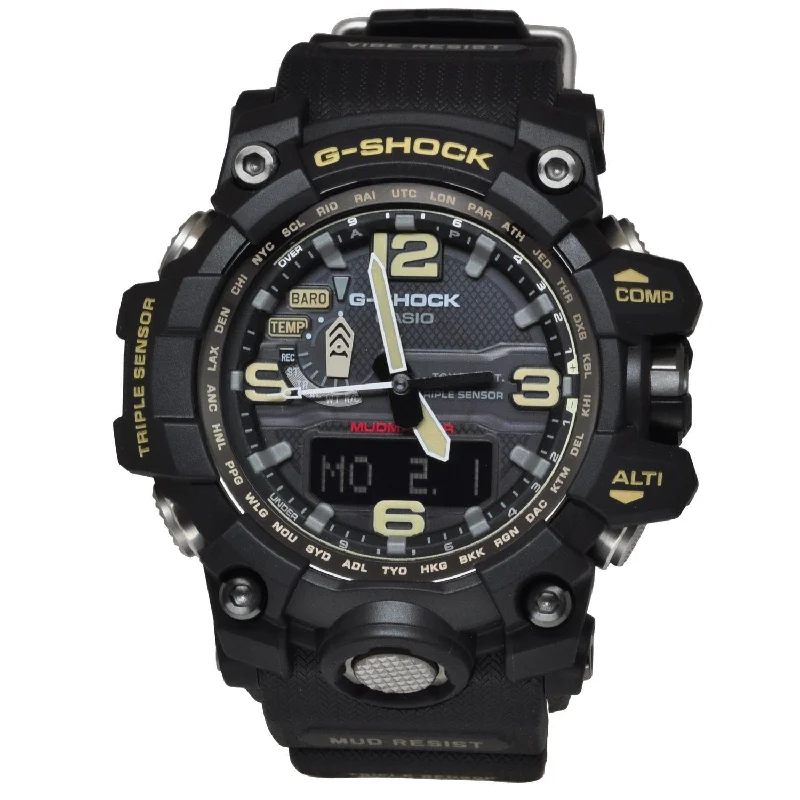 Casio Men's GWG1000-1A G-Shock Chronograph Black Rubber Watch