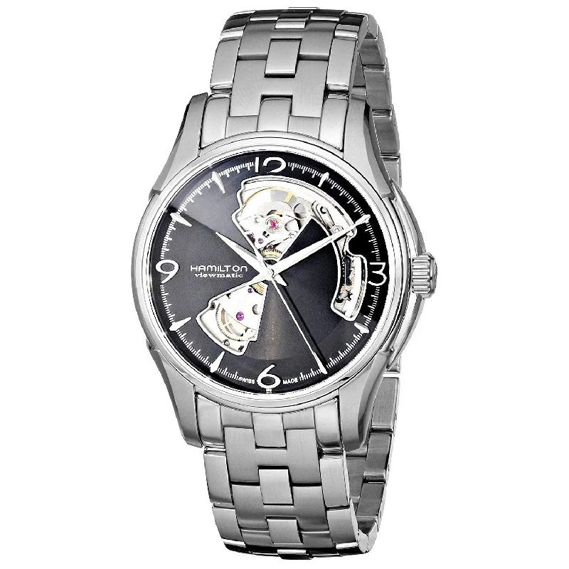 Hamilton Men's H32565135 Jazzmaster Viewmatic Open Heart Automatic Stainless Steel Watch