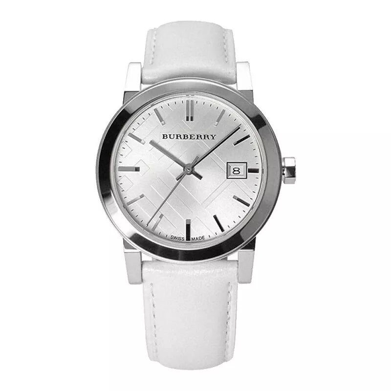 Burberry Ladies Watch The City 34mm Silver BU9128