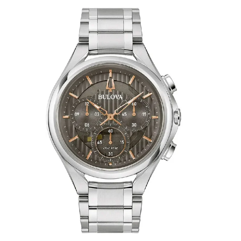 Bulova CURV Men's Grey Watch 96A298