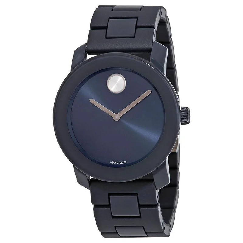 Movado Men's 3600444 Bold Blue Stainless Steel Watch