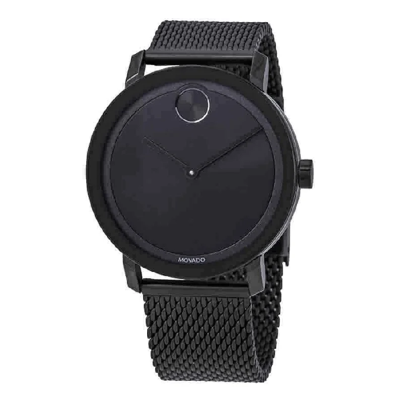 Movado Men's 3600562 Esperanza Black Stainless Steel Watch