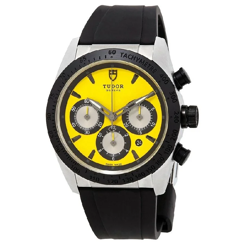 Tudor Men's 42010N-0007 Fastrider Chronograph Automatic Black Rubber Watch