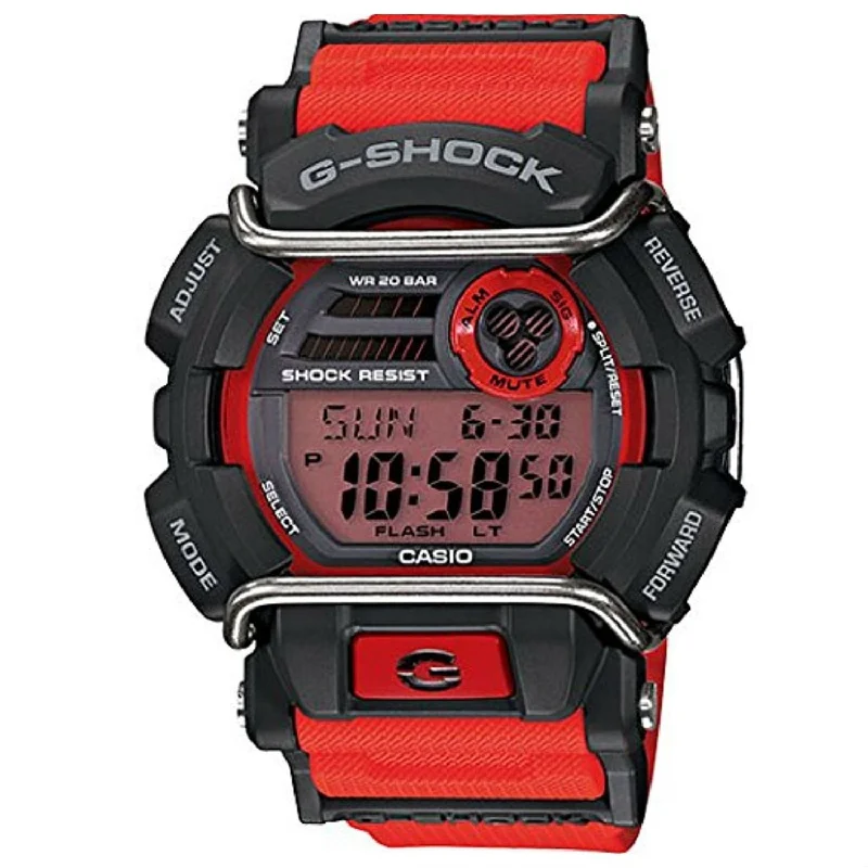 Casio Men's GD400-4 G-Shock Chronograph Red Resin Watch