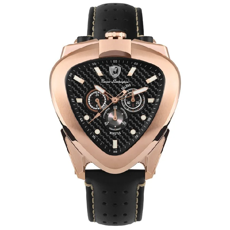 Tonino Lamborghini Men's Chronograph Watch Spyder 12H Rose Gold T20CH-C