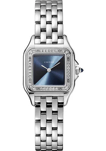 Cartier Panth�re de Cartier Watch - 22 mm x 30 mm Steel Case - 36 Diamond Bezel - Steel Strap - W4PN0013