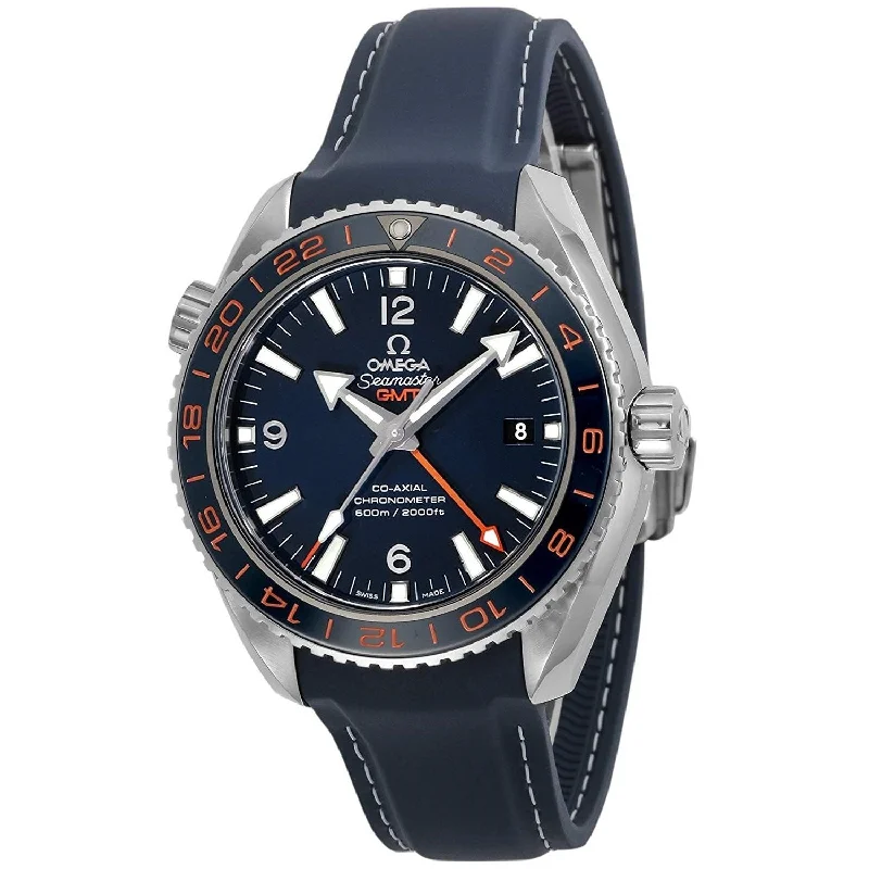 Omega Men's 232.32.44.22.03.001 Seamaster Planet Ocean Blue Rubber Watch